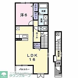 ブローテ 1LDKの間取図画像