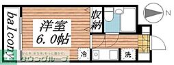 メゾン・ド・オンブラージュ 1Kの間取図画像
