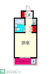 エトワール明神町 ワンルームの間取図画像