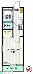 ハイム・ナナマル 1Kの間取図画像