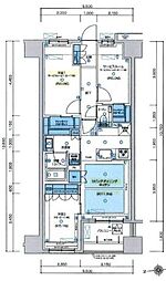 プレシス八王子レグリオ 3LDKの間取図画像