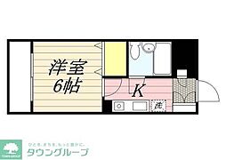 メゾン・ド・オンブラージュ 1Kの間取図画像