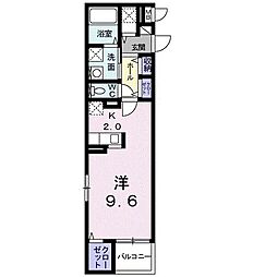 グランレジデンス 1Kの間取図画像