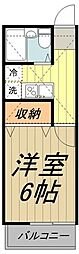 間取図画像 1K