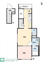 間取図画像 1LDK