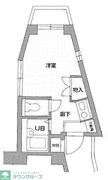 間取図画像 ワンルーム