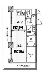 スペーシア高円寺1 1DKの間取図画像