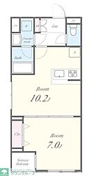 Residence Koenji Square 1LDKの間取図画像