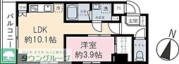 Casa Flag Shibuya 1LDKの間取図画像