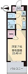ビイルーム吉祥寺 1Kの間取図画像