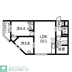 物件の間取り
