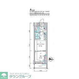 ジェノヴィア練馬春日町スカイガーデン 1DKの間取図画像