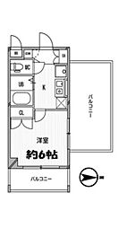 スペーシア高円寺1 1Kの間取図画像