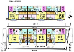 ナリトモ誉田A 1Kの間取図画像