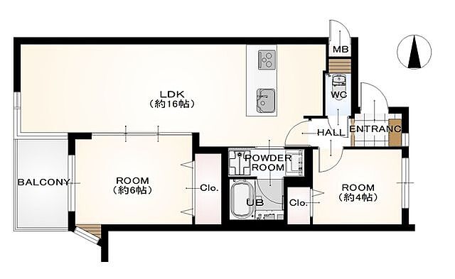 間取り グランイーグル西大井 1階/-