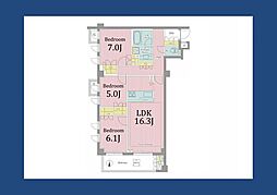 間取図画像 3LDK