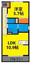 千葉県四街道市もねの里５丁目（賃貸アパート1LDK・2階・41.40㎡） その2