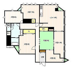 間取図画像 6LDK