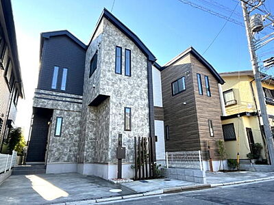 外観：建物完成しました！いつでも内覧可能ですよ！ 先ずは実際に現地を見に行きましょう！ 