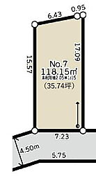 市川市真間5丁目　売地　7号地