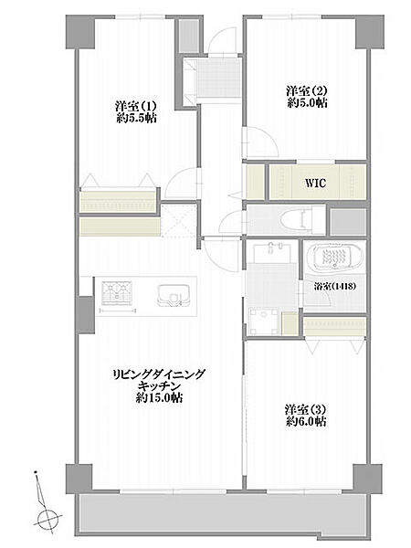 間取りを拡大表示