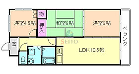 スカイハイツ緑地  ｜ 大阪府豊中市長興寺北2丁目（賃貸マンション3LDK・3階・60.00㎡） その2