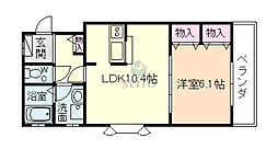 フレシール 1LDKの間取図画像