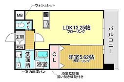 プレジオ塚本ASIAN 1LDKの間取図画像