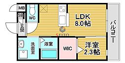 近鉄南大阪線 北田辺駅 徒歩8分の賃貸アパート