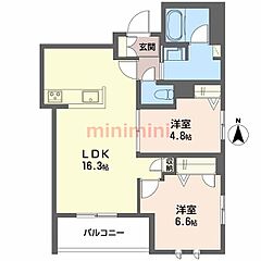 物件の間取り