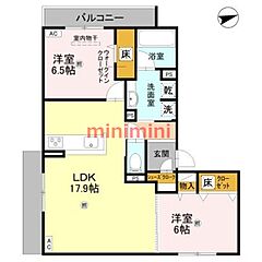 物件の間取り
