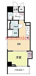 アートMIYATA 1DKの間取図画像