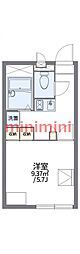 レオパレス滝の華 1Kの間取図画像