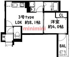 物件の間取り