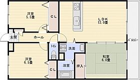 ヴェルジュ萌樹  ｜ 大阪府柏原市太平寺２丁目（賃貸マンション3LDK・1階・64.89㎡） その2