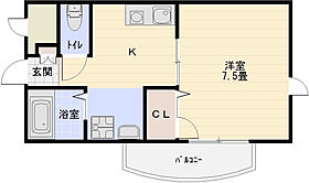 メゾンエトワール  ｜ 大阪府柏原市国分本町７丁目（賃貸マンション1K・2階・27.00㎡） その2