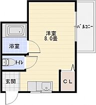 畑本ハイツ 107号室 ｜ 大阪府柏原市旭ケ丘３丁目2-9（賃貸アパート1R・1階・21.00㎡） その2