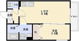 Ｆstyle柏原・田辺  ｜ 大阪府柏原市田辺１丁目（賃貸アパート1LDK・2階・30.03㎡） その2