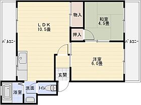 パルコートタナカ  ｜ 大阪府柏原市法善寺２丁目（賃貸マンション2LDK・3階・45.00㎡） その2