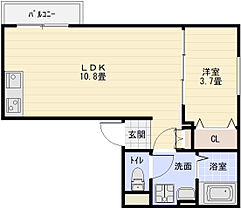 Ｆstyle柏原・田辺  ｜ 大阪府柏原市田辺１丁目（賃貸アパート1LDK・2階・33.37㎡） その2