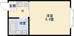 ロイヤル柏原 1階/-
