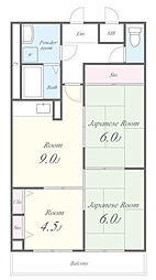 シャルマン・シェソワ 5階/-