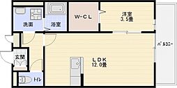 ステラ 1LDKの間取図画像