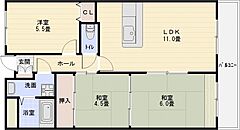 物件の間取り