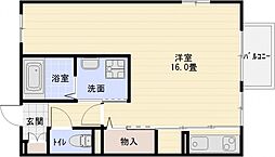 メゾンカムス 2階/-