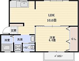 第1コーポ平野 2階/-