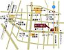 地図：【ハウスプラザ竹の塚店・地図】お車でお越しの際はご連絡ください。駐車場へご案内いたします。