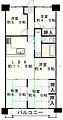 朝日プラザ向山4階800万円