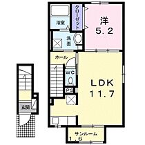 コンフォート・おやべII 202 ｜ 富山県小矢部市小矢部町（賃貸アパート1LDK・2階・46.01㎡） その2