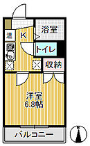 ルモンNT 203 ｜ 富山県高岡市戸出町5丁目（賃貸マンション1K・2階・23.40㎡） その2